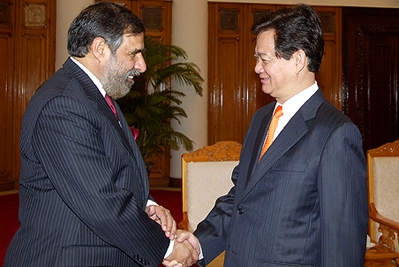 Premierminister Nguyen Tan Dung empfängt Indiens Handelsminister